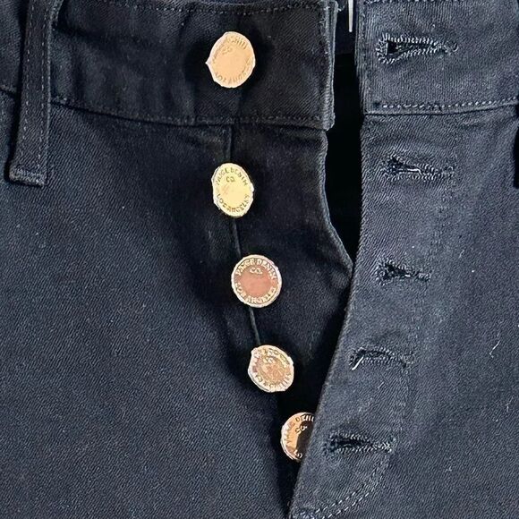 Paige   Hoxton Ultra-Skinny Ankle Jeans, Black Shadow - Picture 3 of 9